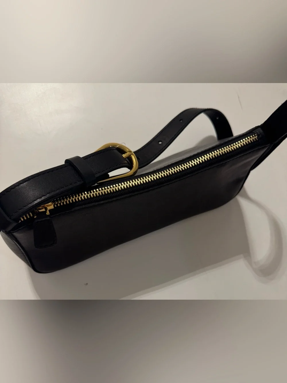 Madewell The Sculptural Buckle Leather Shoulder Bag NWOT